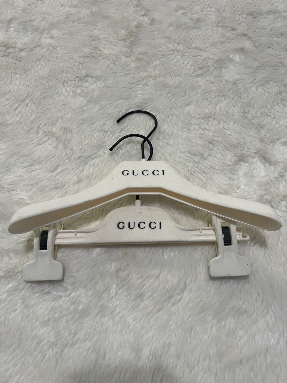 Gucci Baby White Velvet hangers